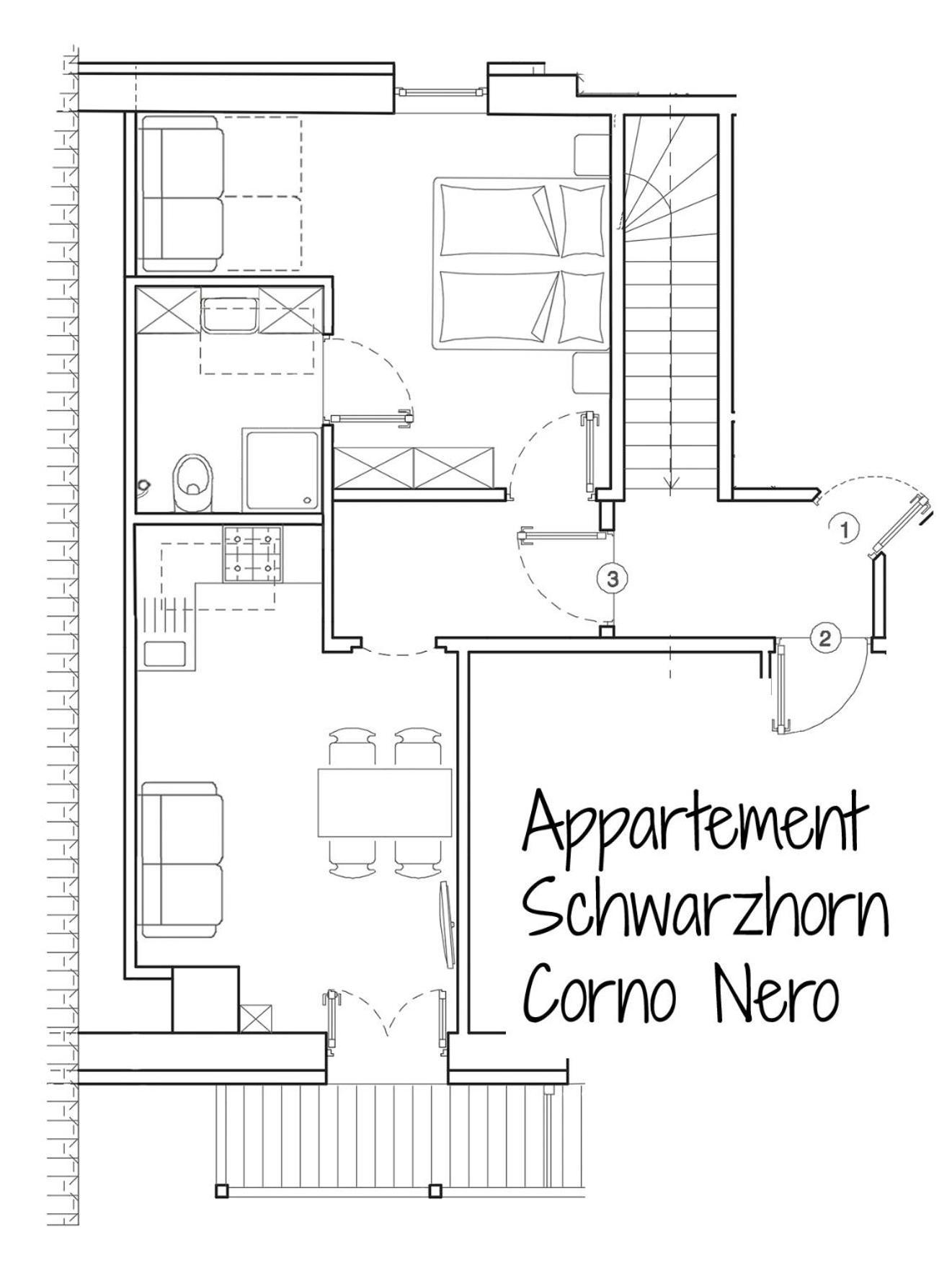 Ebner Appartements Алдино Екстериор снимка